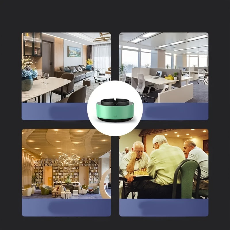 Smart Ashtray Air Purifier, Instantly Removes Second Hand Smoke Smell And Odor, Batteries Not Included, Home Gadgets, Holiday Gifts, Birthday Gifts, Gifts For Friends, Halloween, Thanksgiving, Valentine's Day Gifts.