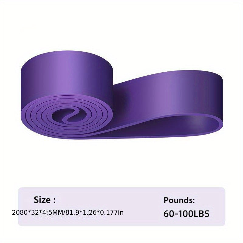 1pc Elastic Resistance Band Exercise Expander Stretch Fitness Rubber Band Pull Up Assist Bands For Training Pilates Home Gym Workout