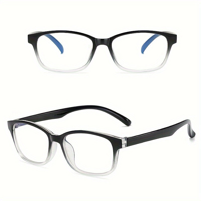 1pc Blue Light Blocking Glasses, Clear Lens For Women & Men, Reduce Eye Fatigue From Computer, TV, Phone & Gaming, Decorative Glasses