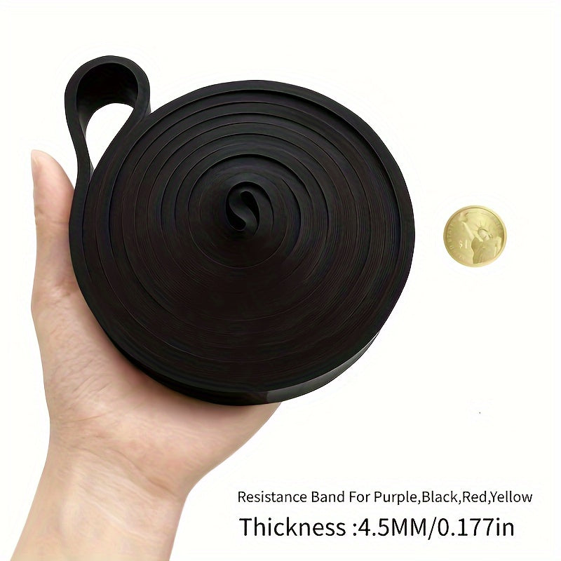 1pc Elastic Resistance Band Exercise Expander Stretch Fitness Rubber Band Pull Up Assist Bands For Training Pilates Home Gym Workout