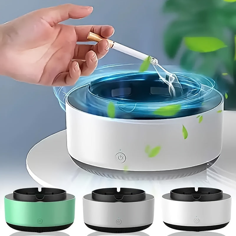 Smart Ashtray Air Purifier, Instantly Removes Second Hand Smoke Smell And Odor, Batteries Not Included, Home Gadgets, Holiday Gifts, Birthday Gifts, Gifts For Friends, Halloween, Thanksgiving, Valentine's Day Gifts.