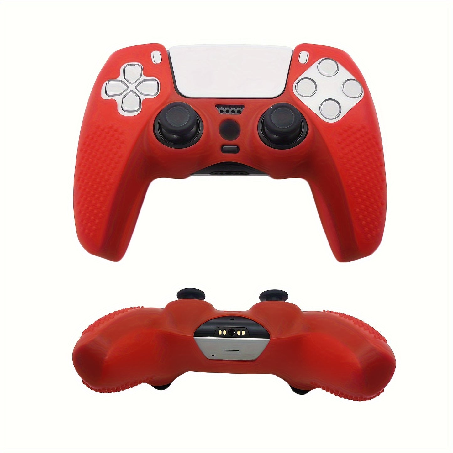 PS5 Controller Silicone Case: Grippy, Scratch-Resistant, and Sweatproof - Suitable for Charging